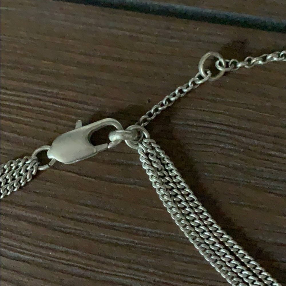 Kenneth Cole Silver Single Ring Statement Necklace - image 3